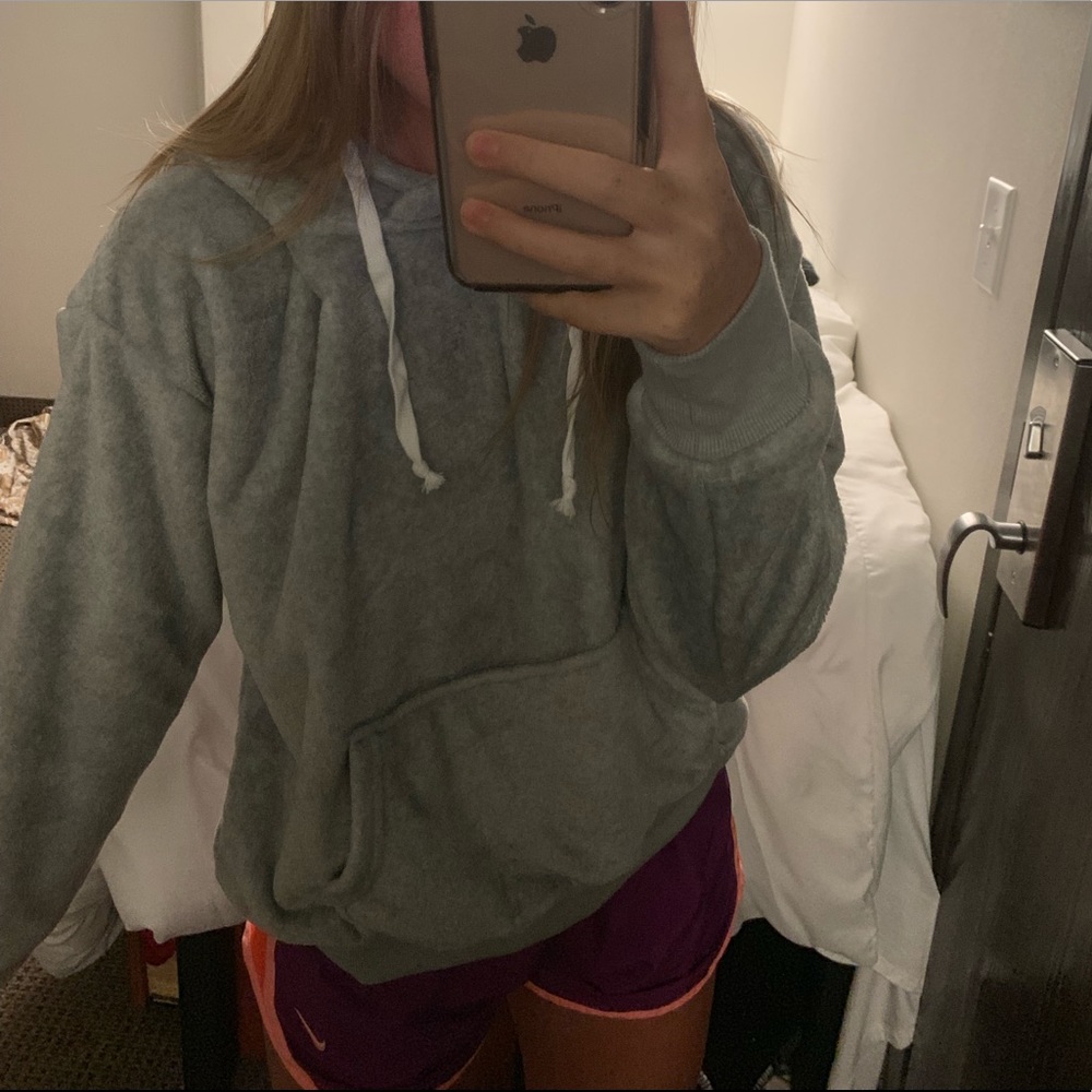 Gray hoodie